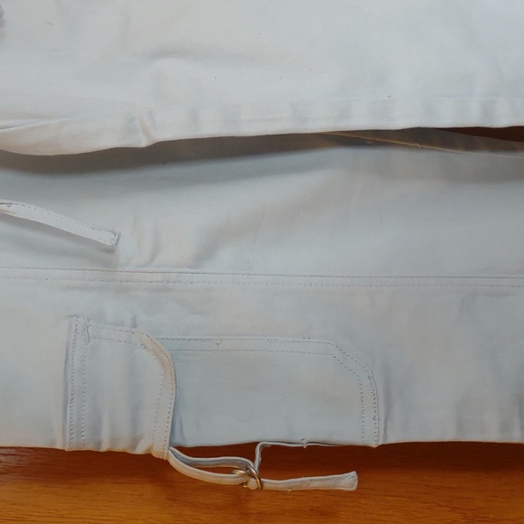 Action Garment USA light blue pants girls size small jeans drawstring waist NEW! - Picture 4 of 10